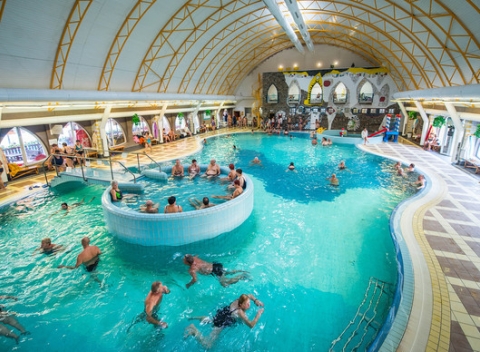 Celodenný vstup na termálne kúpalisko s toboganmi Thermal Corvinus a do Tarzánie vo Veľkom Mederi.