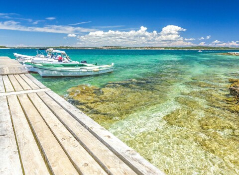 Leto 2022 na Istrii len 200 m od pláže v Apartmánoch Unija pre 4 až 5 osôb s možnosťou grilovania.