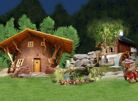 Jeseň v rozprávkovej dedinke Podlesíčko s ubytovaním v chalúpke, polpenziou, 2 deťmi do 12r. zdarma.