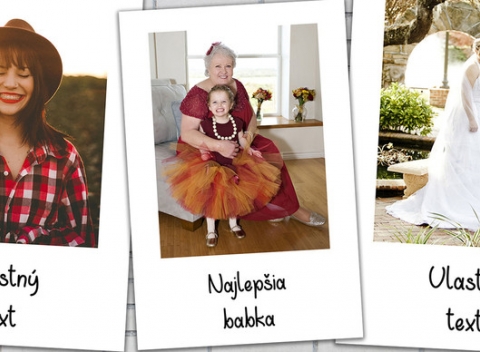 Foto na plátne s vlastným textom. Pripomeňte si výnimočné chvíle a naplňte váš domov láskou.