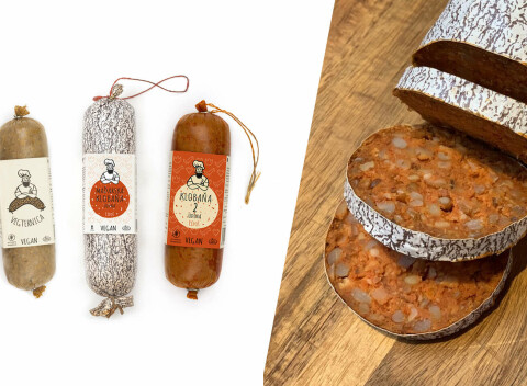 Vegánske klobásky a kebaby s autentickou chuťou (100 % prírodné).