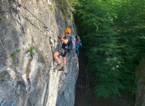 Slovenská via ferrata Dve veže s certifikovaným horským sprievodcom.