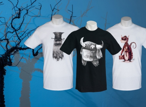 Príšerkovské dámske aj pánske tričká, s ktorými nebude svet čiernobiely.