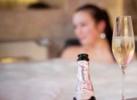 Privátny wellness s fľašou sektu pre dvoch v Hoteli Vila Anne Mary*** Piešťany.