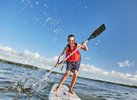 Liptov Adventure Concierge - paddleboarding. Riečny paddleboarding Bešeňová - Lisková pre 1 osobu.