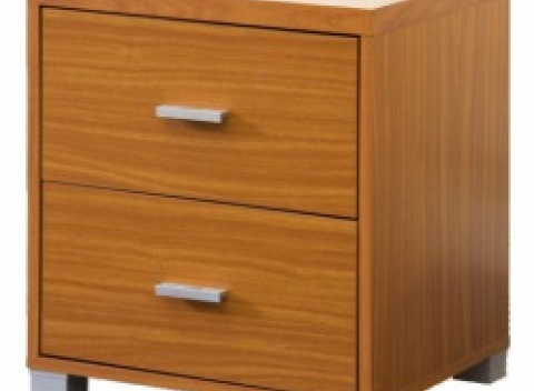 TEMPO KONDELA OSCAR B-2DW FP-D01 nočný stolík, čerešňa/americká