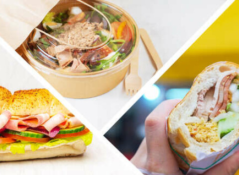 Sendvič 1+1 alebo akýkoľvek sendvič a šalát z ponuky Los Sandwiches Mlynské Nivy.