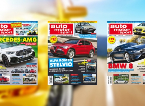 Výhodné predplatné na 12 alebo 6 časopisov ''auto motor a šport'' pre milovníkov automobilov.
