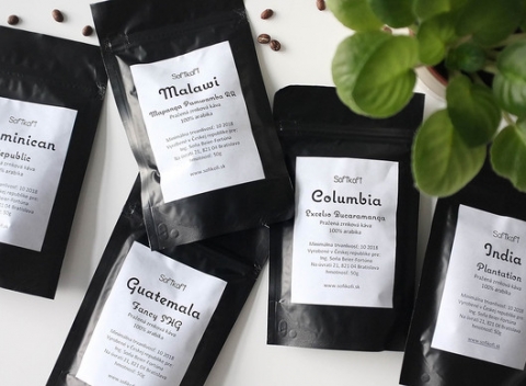 Degustačné balíčky plantážnej kávy - 100 % arabika z celého sveta od SofiKofi.