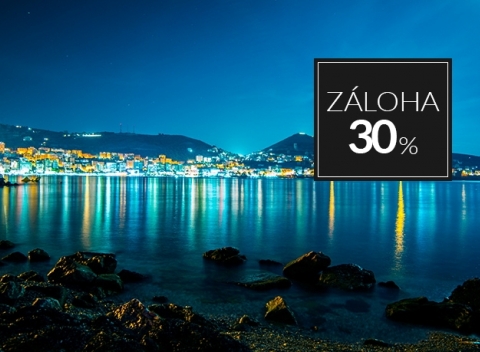 Ubytovanie s raňajkami priamo na pláži, neďaleko centra mesta v 4* hoteli v exotickom Albánsku.