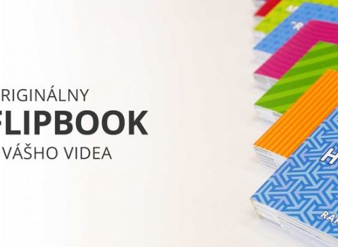 Pohyblivý príbeh - Flipbook . Malá tlačená knižka z videa, ktorá očarí.