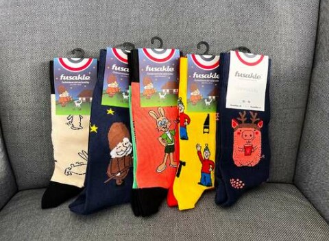 Slovenské rozprávkové ponožky Fusakle z kvalitného materiálu