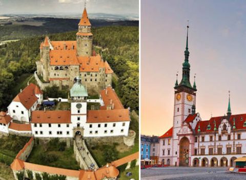 1-dňový zájazd na hrad Bouzov a do Olomouca s dopravou, sprievodcom a odborným výkladom