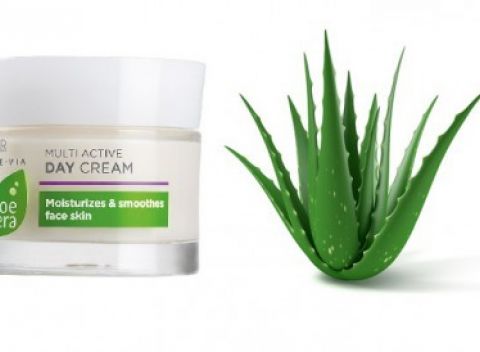 Aktívny denní krém Aloe Vera Multi 50ml, chráni pokožku pred vonkajšími vplyvmi prostredia.