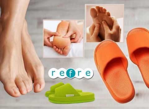 Kvalitné japonské zdravotné papuče stimulujú akupresúrne body, čím zmierňujú únavu.