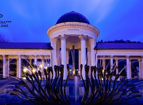 Kúpeľná regenerácia - Mariánske Lázne s procedúrami v hoteli Fontána s polpenziou.