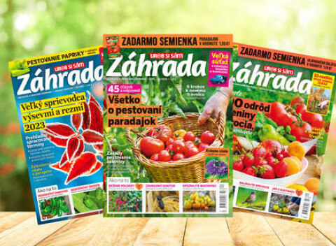 Ročné predplatné inšpiratívneho časopisu Záhrada: praktický sprievodca prácami v záhrade