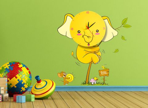 Nástenné hodiny pre deti s tapetou - 5 veselých motívov pre predškolákov i malých školáčikov.