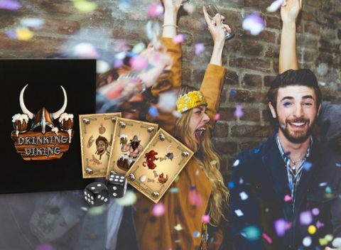 Zažite tú správnu odviazanú atmosféru na vašej párty! Spoločenská hra Drinking Viking pre dospelých.