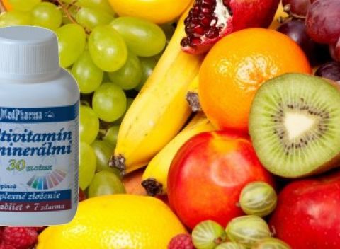 Multivitamín s minerálmi je vhodný pre dlhodobé a pravidelné užívanie, 107 tabliet v balení.