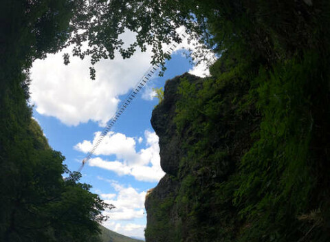 Via ferrata Skalka pri Kremnici s certifikovaným horským sprievodcom a s najdlhším lanovým mostom