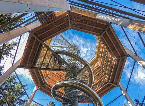 Krkonoše pri Chodníku korunami stromov v Penzióne Adélka *** s raňajkami/polpenziou + sauna a