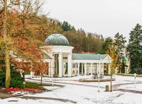 Mariánské Lázně: Schlosshotel Marienbad *** s raňajkami/polpenziou a možnosťou procedúr či wellness