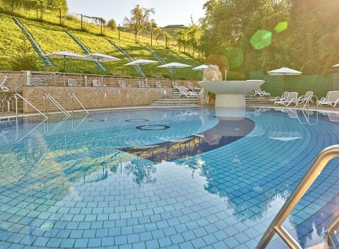 Slovinsko v kúpeľnom meste Dobrna: 4* Hotel Švicarija s polpenziou, neobmedzenými termálnymi bazénmi a fitness