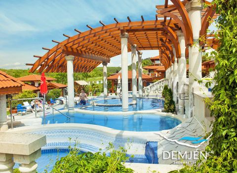 Maďarské kúpele Demjén v novom apartmáne neďaleko unikátnych jaskynných kúpeľov a aquaparku.