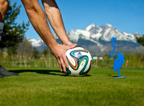 FootGolf - 1 hra na ihrisku Black Stork vo Vysokých Tatrách