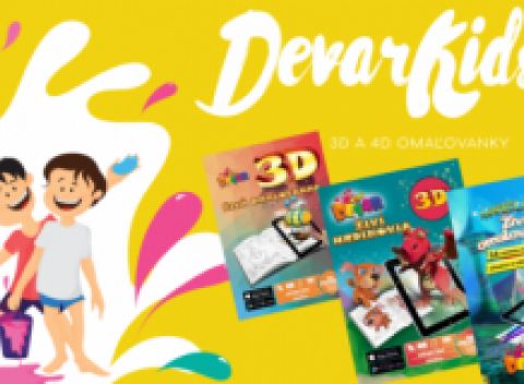 Umožnite vašim deťom zažiť malý zázrak! Magické 3D a 4D omaľovánky vdychujúce hrdinom život.