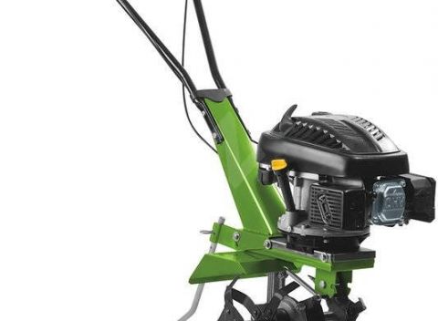 Benzínový kultivátor Fieldmann FZK 6010-B pre kyprenie všetkých typov obrábaných pôd.