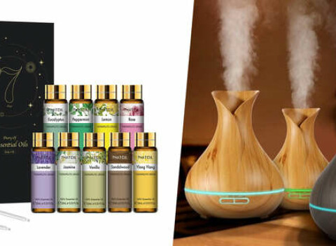 Spríjemnite si deň vďaka aroma difuzéru a 100 % čistým esenciálnym olejom