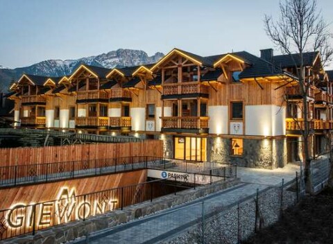 Krásne apartmány s neobmedzeným wellness v srdci Zakopaného 50 m od najfrekventovanejšej ulice Krupowki v aparthoteli Giewont