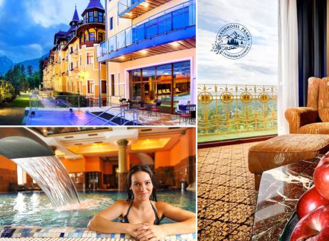 Vysoké Tatry, Grandhotel Praha****: Luxusný pobyt pre dvoch s raňajkami a špičkovým wellness.