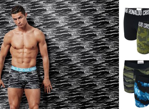 Pánske boxerky značky Cristiano Ronaldo CR7 - výhodné 2-balenia! Pohodlie počas celého dňa!