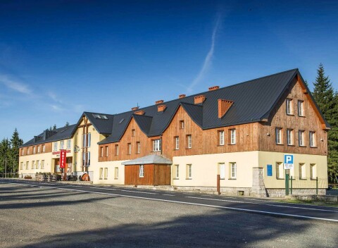 Poľské Krkonoše v blízkosti cyklotrás: Hotel Biathlon Jakuszyce *** s wellness a polpenziou + dieťa zadarmo