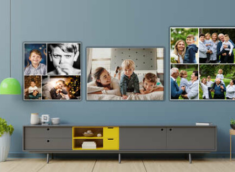 Jedinečný obraz alebo koláž na plátne z vlastných fotografií, obraz vydrží bez vyblednutia