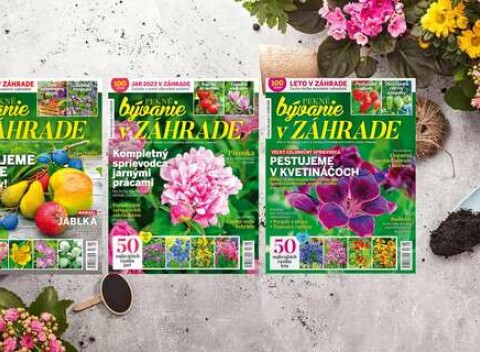 Čítajte a inšpirujte sa časopisom Pekné bývanie V ZÁHRADE po celý rok