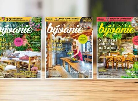 Čítajte a inšpirujte sa mesačníkom Pekné bývanie predplatné na celý rok.