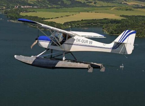 Zážitkový let jediným hydroplánom na Slovensku s možnosťou pilotovania, aj s fotografiami a videom grátis