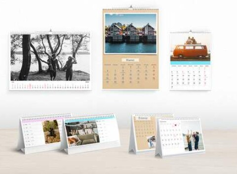 Stolové a nástenné fotokalendáre 2024 na pár klikov