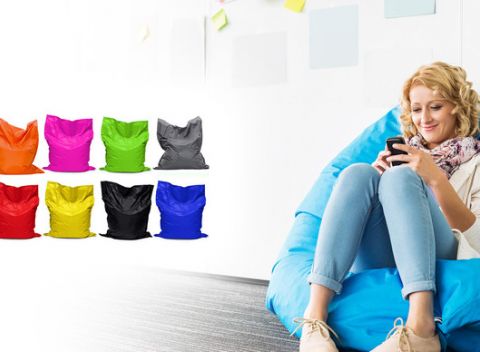 Sedací vak nemeckej značky BulliBag vrátane poštovného, teraz aj vo veľmi pohodlnom tvare hrušky.