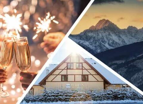 Silvester v Tatrách v Hoteli Tulipán*** s wellness, polpenziou a výhľadmi na tatranské končiare