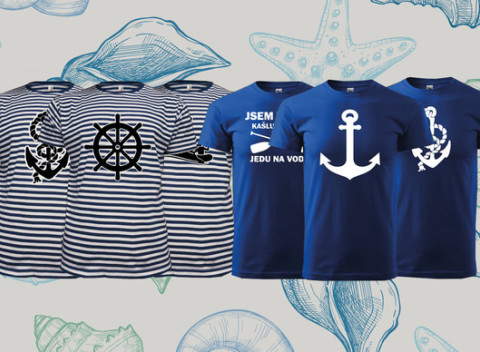 Vodácke dobrodružstvá s novým tričkom. Na výber z viacerých motívov pre dámy i pánov.