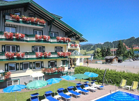 Rakúske Alpy v Hoteli Unterberghof **** s polpenziou a bazénom + deti zdarma.