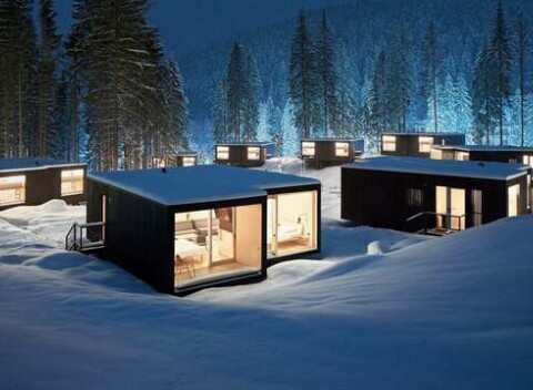 Darčekové poukážky do Björnson Tree Houses - obľúbených škandinávskych chatiek v lese pod Chopkom