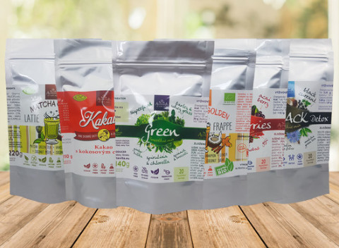 Urobte niečo pre svoje zdravie. Lahodné smoothies, Latte Matcha, Curcuma, BIO Macacao či Kakauko.