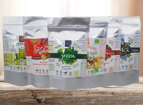 Urobte niečo pre svoje zdravie. Lahodné smoothies, Latte Matcha, Curcuma, BIO Macacao či Kakauko.