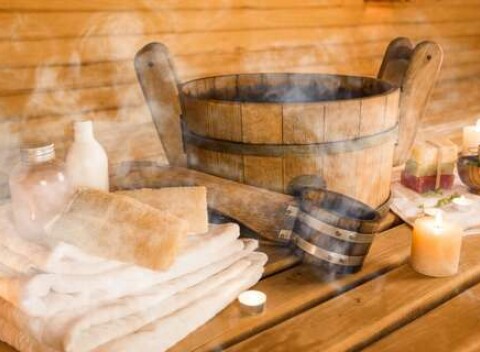 Vstup do sáun v saunovom svete RelaxWorlds pre dvoch